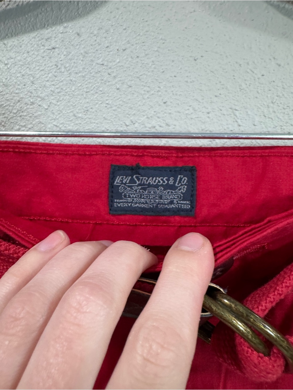 NWT Levis Red Snap Cargo Short - Picture 3 of 6